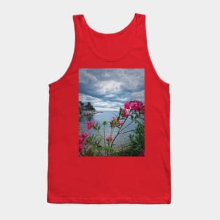 Nerium Oleander on the coastline Tank Top